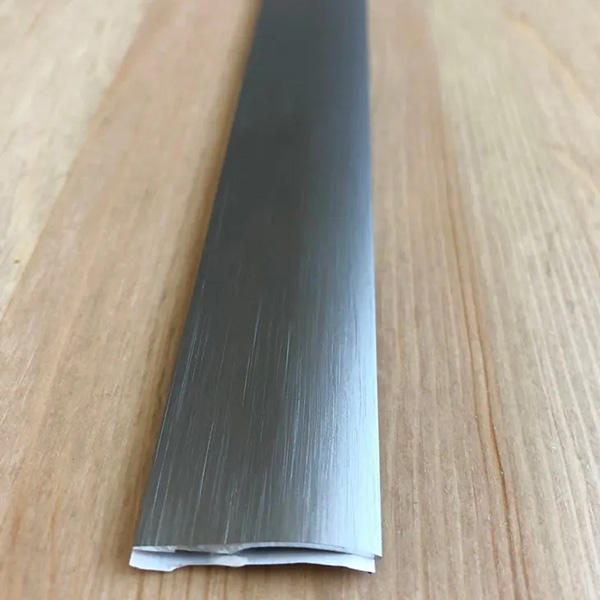 0.93m Long Brushed Aluminium Door Floor Bar Edge Trim Threshold Ramp Carpet Cover