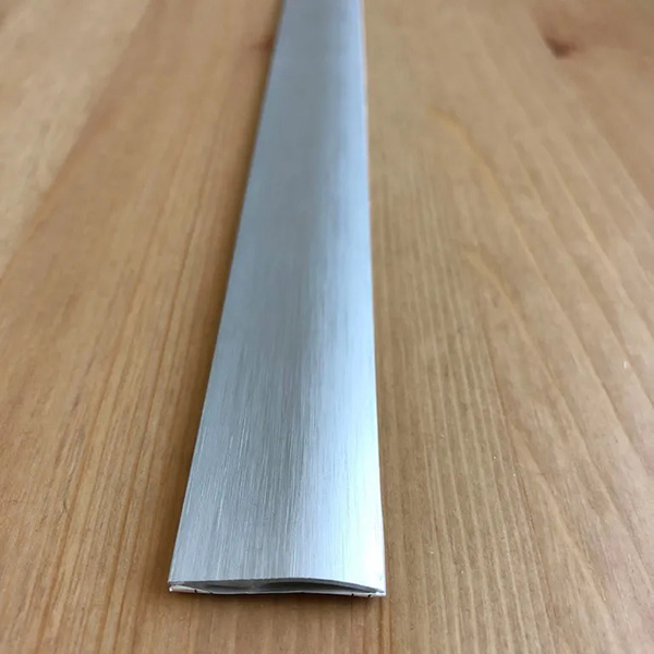 0.93m Long Brushed Aluminium Door Floor Bar Edge Trim Threshold Ramp Carpet Cover