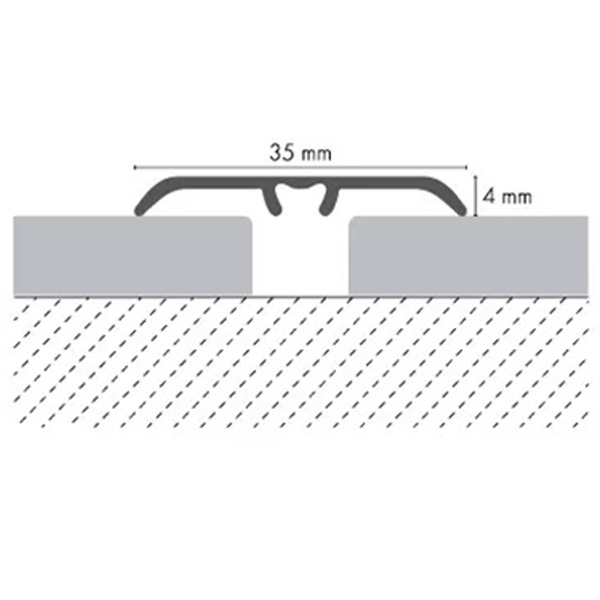 900mm Aluminium Door Bars Threshold Strip Transition Trim Laminate Tiles