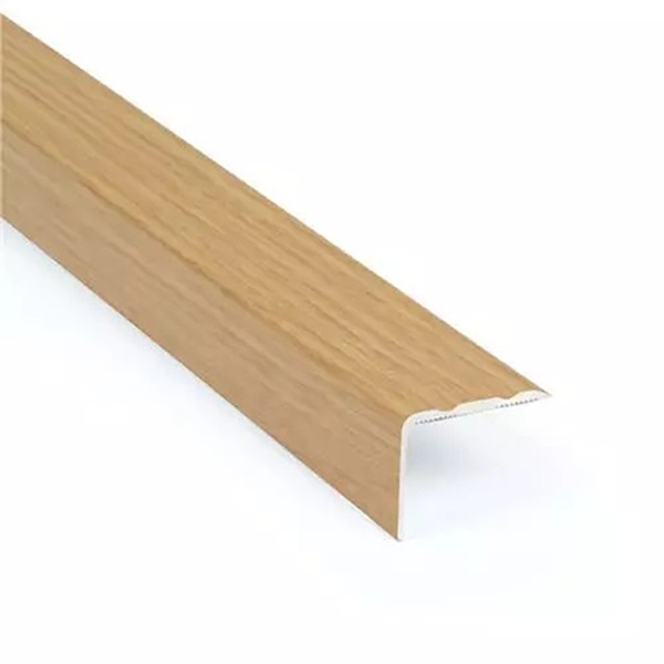 Self Adhesive 0.9m Aluminium Wood/Metal Effect Flooring Stair Nosing