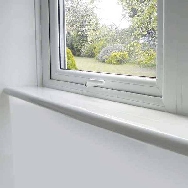 1.25m UPVC Internal Plastic Window Bullnose Cill Capping Board Cover