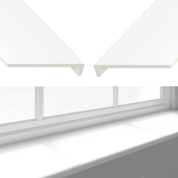 1.25m Long Window Sill Cover Boards Square Edge