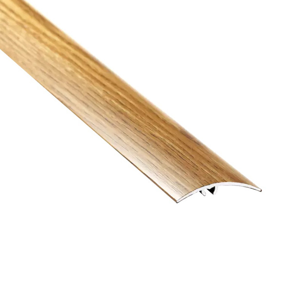 1.8m Long Wood Effect Aluminium Door Edging Floor Trim Threshold Laminate