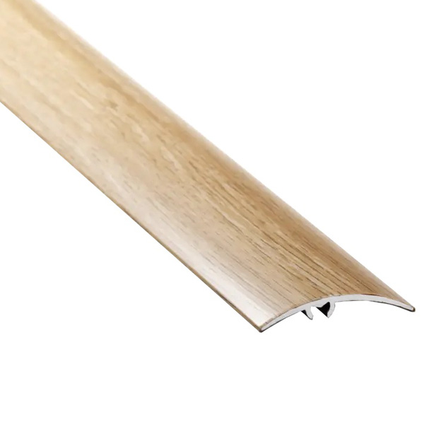 1.8m Long Wood Effect Aluminium Door Edging Floor Trim Threshold Laminate