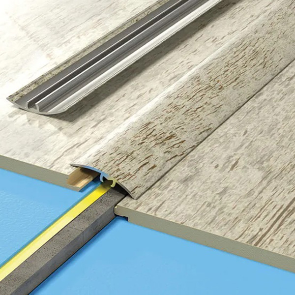 1.8m Long Wood Effect Aluminium Door Edging Floor Trim Threshold Laminate