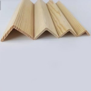 1m Long Angle Corner Moulding Beading Wooden Timber Edging Trim 