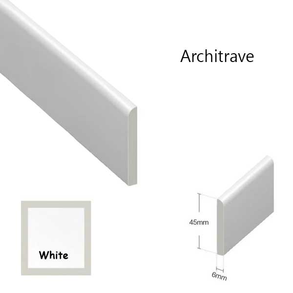 1 Meter Long Plastic Wood Effect Trim Window Door Finishing Architrave 