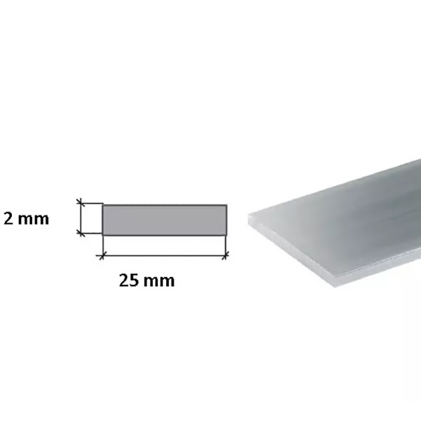 1m Long Aluminium Flat Bar / Plate