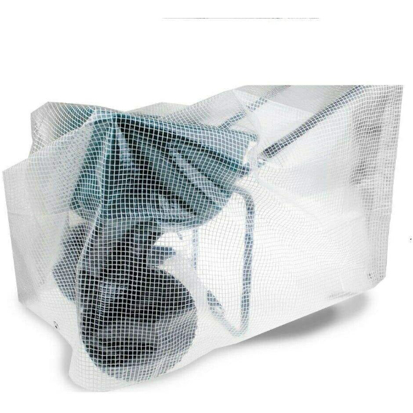 100 GSM Clear Tarpaulin Waterproof Cover Tarp Ground Sheet + 10 Bungee Balls