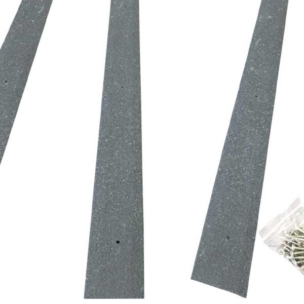 50 Pieces 1000mm GRP Anti Slip Decking Strips Free Drilling and Screws 