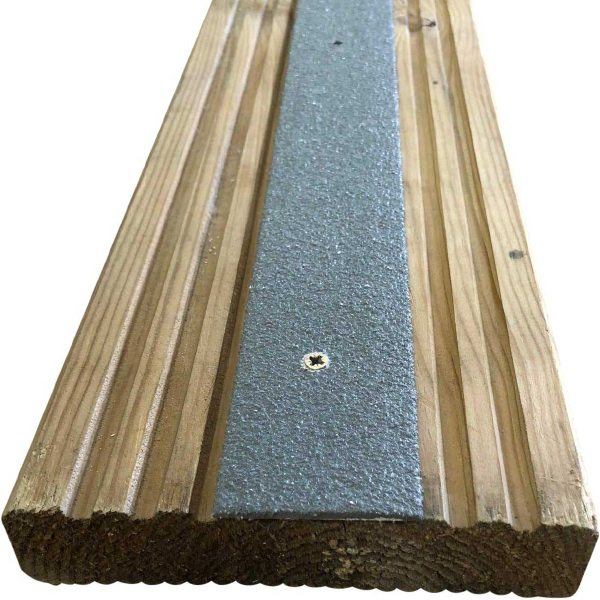 50 Pieces 1000mm GRP Anti Slip Decking Strips Free Drilling and Screws 