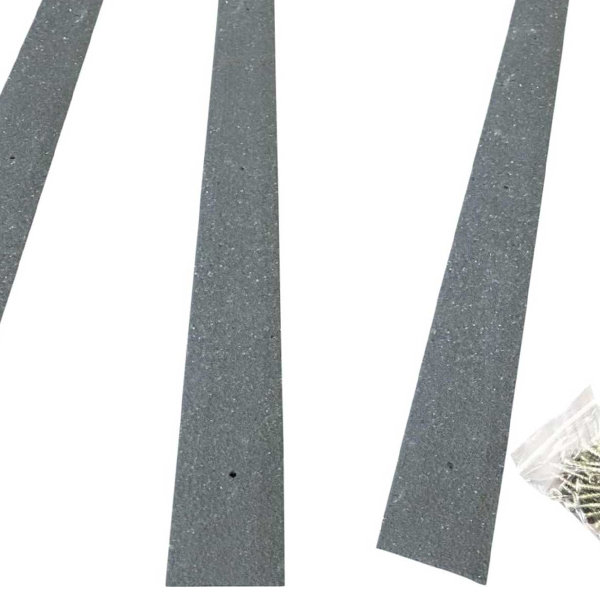 10 Pieces 1000mm GRP Anti Slip Decking Strips Free Drilling and Screws