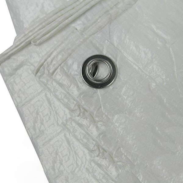 100gsm Heavy Duty White Tarpaulin Waterproof Cover Builders Tarp Sheet