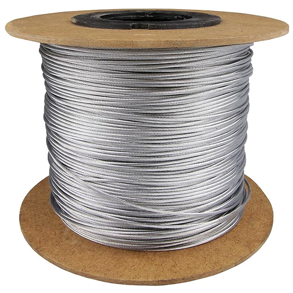 100m Long Durable Galvanized Steel Wire Rope Cable For Indoor & Outdoor