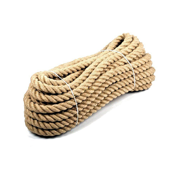 10m Twisted Braided Natural Jute Rope For Boating Sash & Decking Garden 