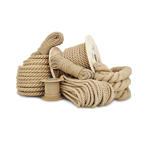 10m Twisted Braided Natural Jute Rope For Boating Sash & Decking Garden 