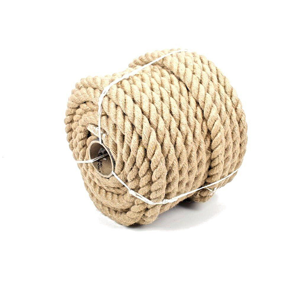 10m Twisted Braided Natural Jute Rope For Boating Sash & Decking Garden 