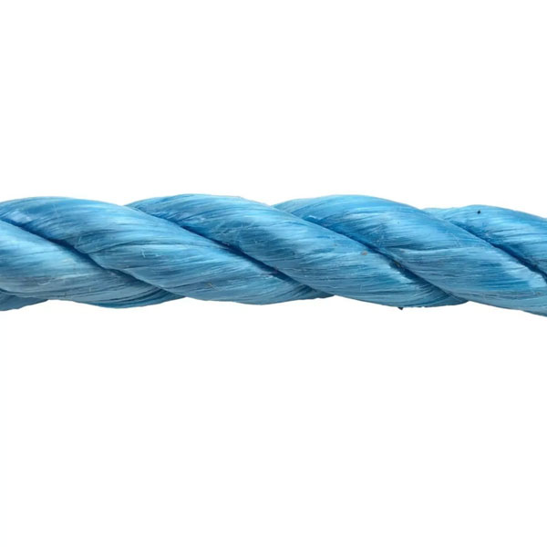 10mm Thick Polypropylene Blue 3 Strand Rope Nylon Lightweight Coil