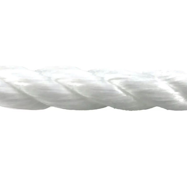 10mm Thick Polypropylene White 3 Strand Rope Nylon Lightweight Coil