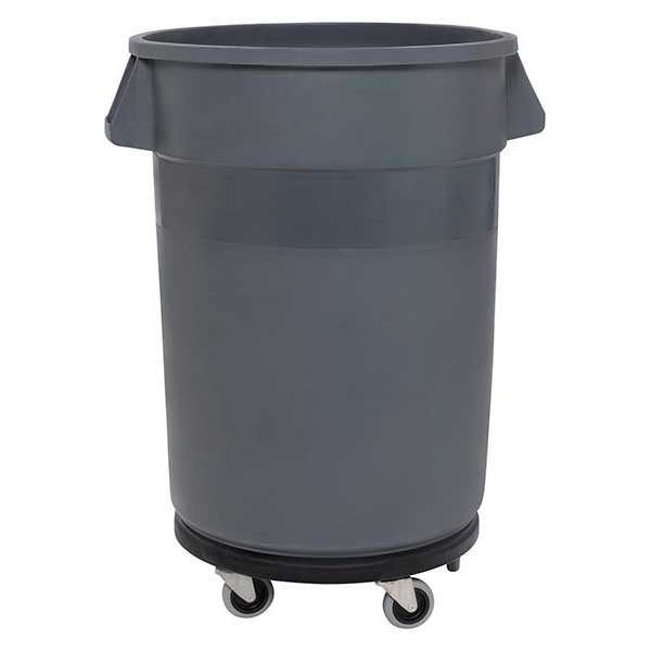 120 Liter Heavy Duty Plastic Grey Bin