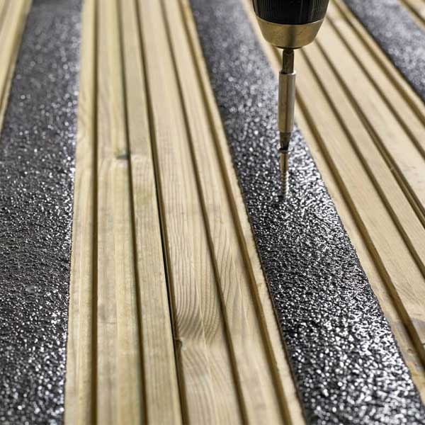 20 Pieces 1200mm GRP Anti Slip Decking Strips Free Drilling and Screws