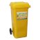 120L Chemical Spill Kit- Yellow Mobile Wheelie Bin 
