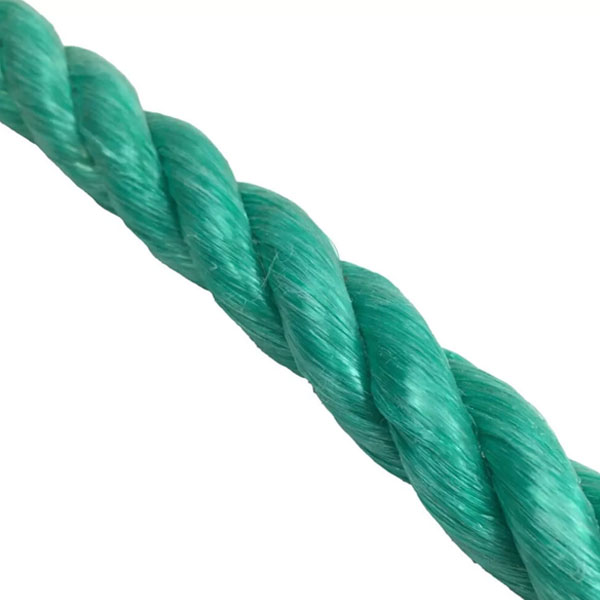 3 Strand Polypropylene 12mm Thick Green Rope Coil Nylon Lightweight 