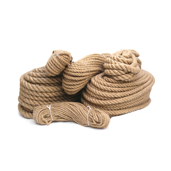 16mm Natural Pure Jute Rope 3 Strand Braided Twisted Cord Twine Sash