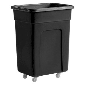 130L Black Recycle Storage Bottle Skip 