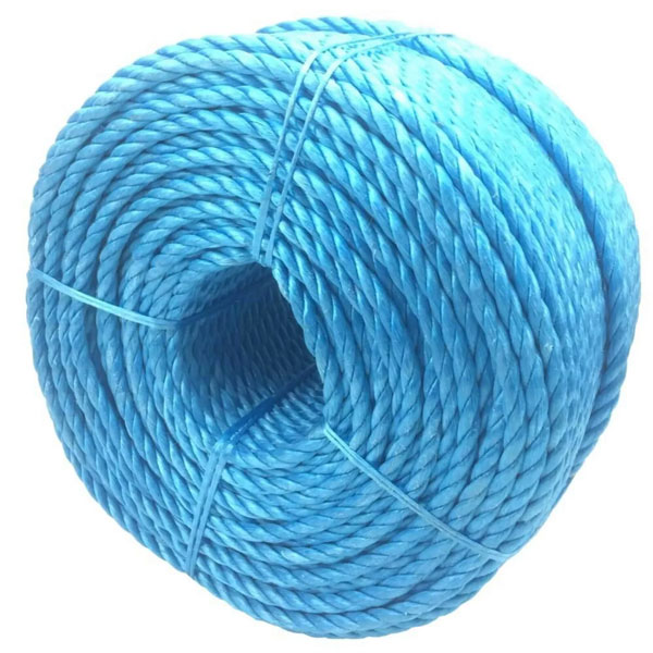 16mm Polypropylene Blue Coil 3 Strand Nylon Lightweight Rope