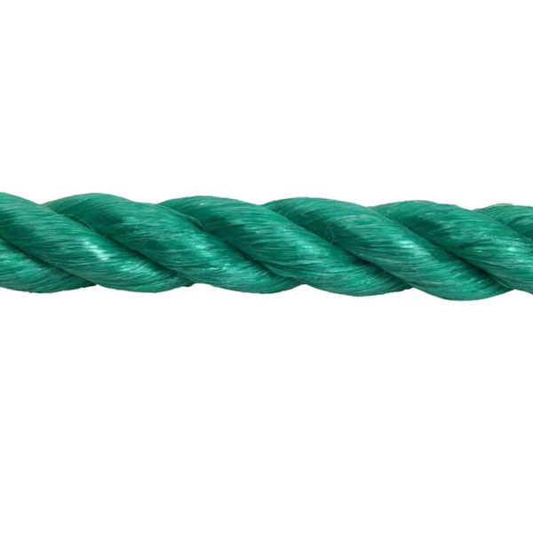 16mm Polypropylene Green Coil 3 Strand Nylon Lightweight Rope