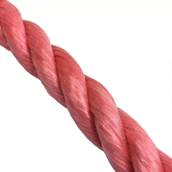 16mm Polypropylene Red Coil 3 Strand Nylon Lightweight Rope