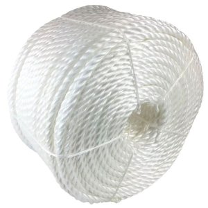 18mm Polypropylene 3 Strand White Rope Nylon Coil For Marine & Domestic Use