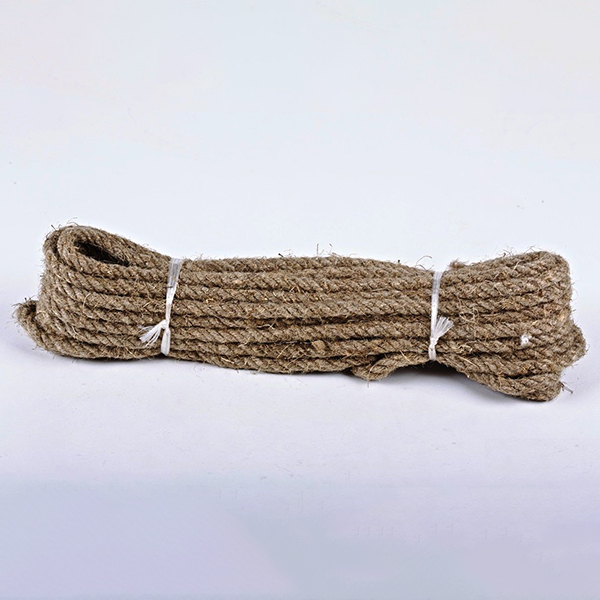 22mm Thick European Flax Linen Hemp Twisted Braided Rope Decking Garden Boating Crafts