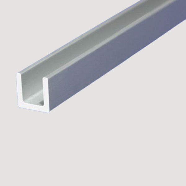 Anodised Equal-Sided 1m Aluminum C Profile Section Bar Floor Trim