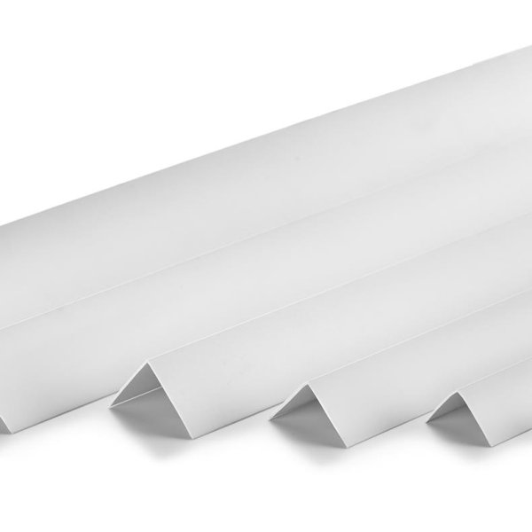 1m PVC Plastic Edge Corner Protective Profile Trim Wall  90 Degree Angle  