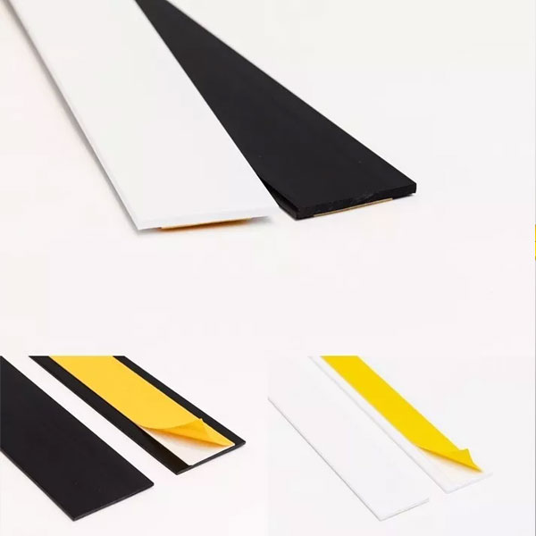 1m Durable PVC Flat Architrave Self Adhesive Trim