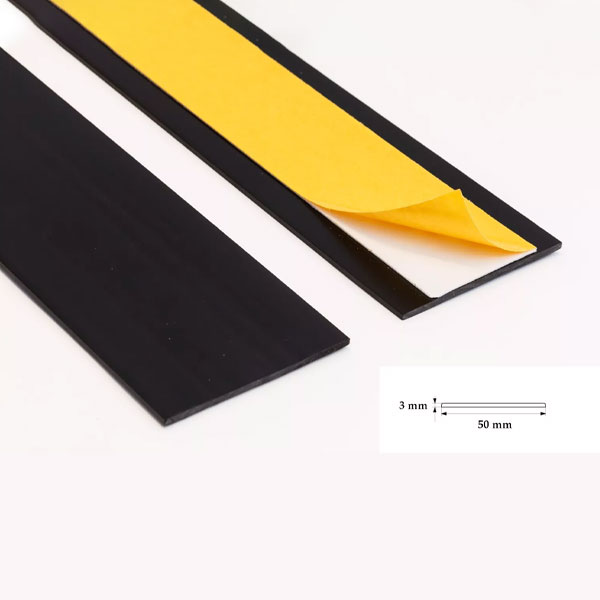 1m Durable PVC Flat Architrave Self Adhesive Trim