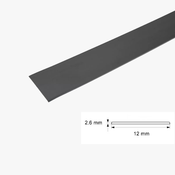 1m Durable PVC Flat Bar in Multiple Sizes