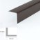 1m Long Brown Plastic PVC Corner 90 Degree Angle Trim