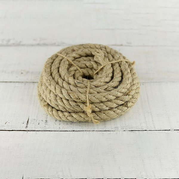 5m Long Strong Twisted Jute Rope For Decking Cord Garden Sash Camping