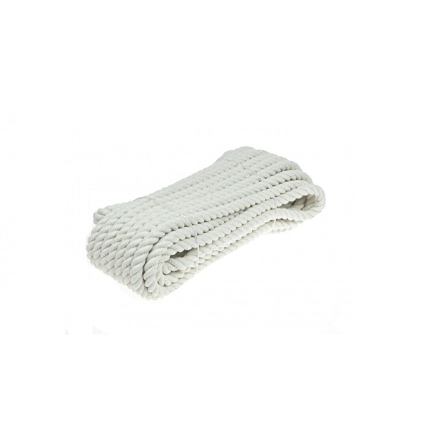 3 Strand Natural Cotton Rope Sash Cord 1m Long White Twine Washing Clothes Rope