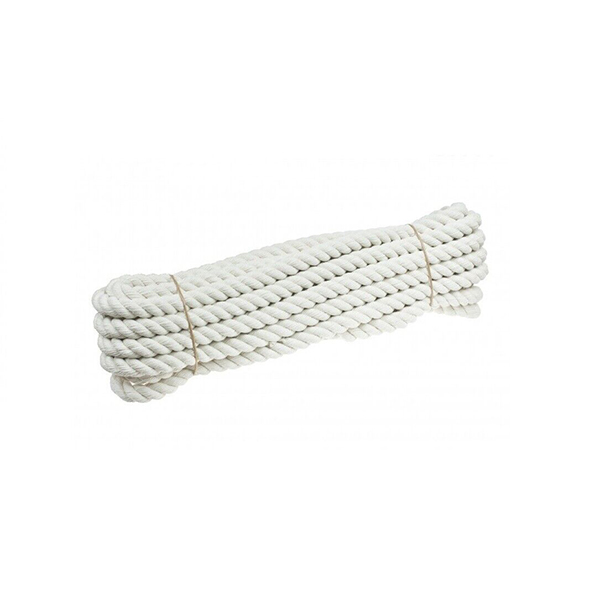 3 Strand Natural Cotton Rope Sash Cord 1m Long White Twine Washing Clothes Rope