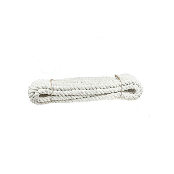 3 Strand Natural Cotton Rope Sash Cord 1m Long White Twine Washing Clothes Rope