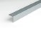 1m Long Silver Plastic PVC Corner 90 Degree Angle Trim