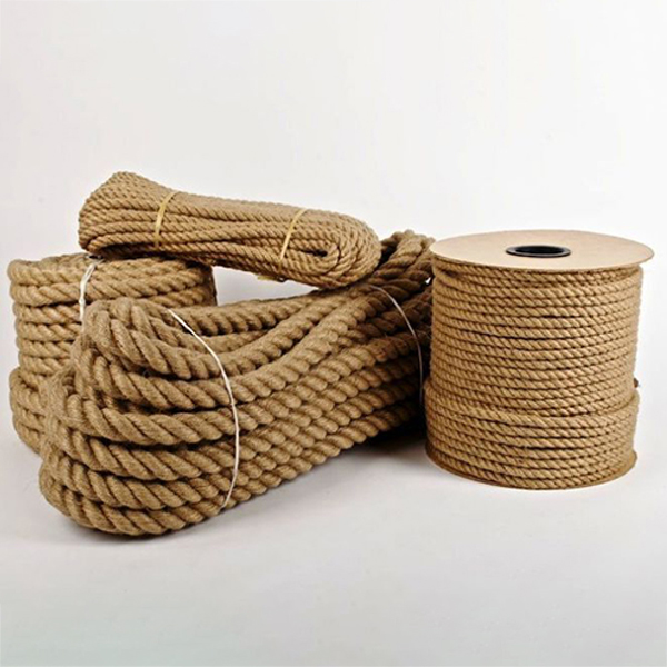 1m Natural Jute Hessian Rope Twisted Braided For Decking Garden & Boating