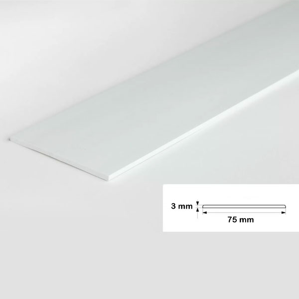 1m PVC Durable Flat Trim Architrave Cover