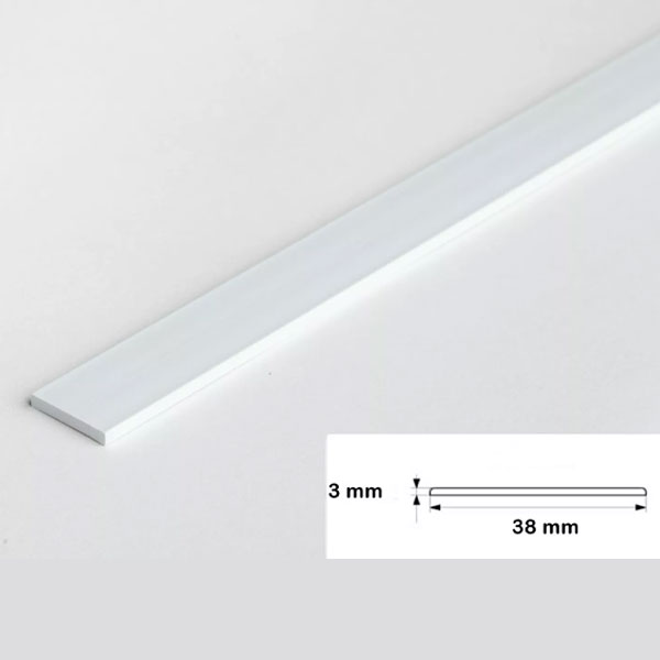 1m PVC Durable Flat Trim Architrave Cover