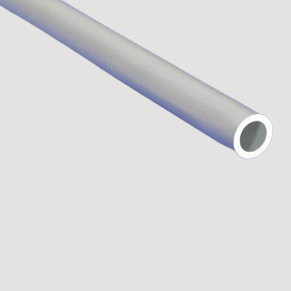 1m Silver Round Pipe Aluminum Anodised Bar Section