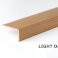 1m Unequal Wood Effect Plastic PVC Corner 90 Degree Angle Trim